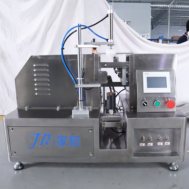 Máquina de sellado ultrasónico de tubos plásticos de ungüento cosmético manual pequeña semiautomática