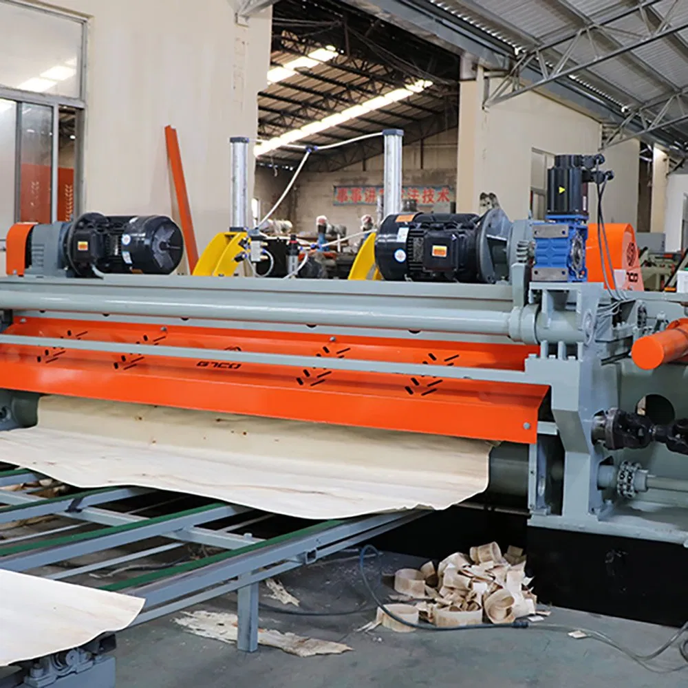 Máquina de pelado de chapa de madera automática, peladora de chapa para la fabricación de contrachapado