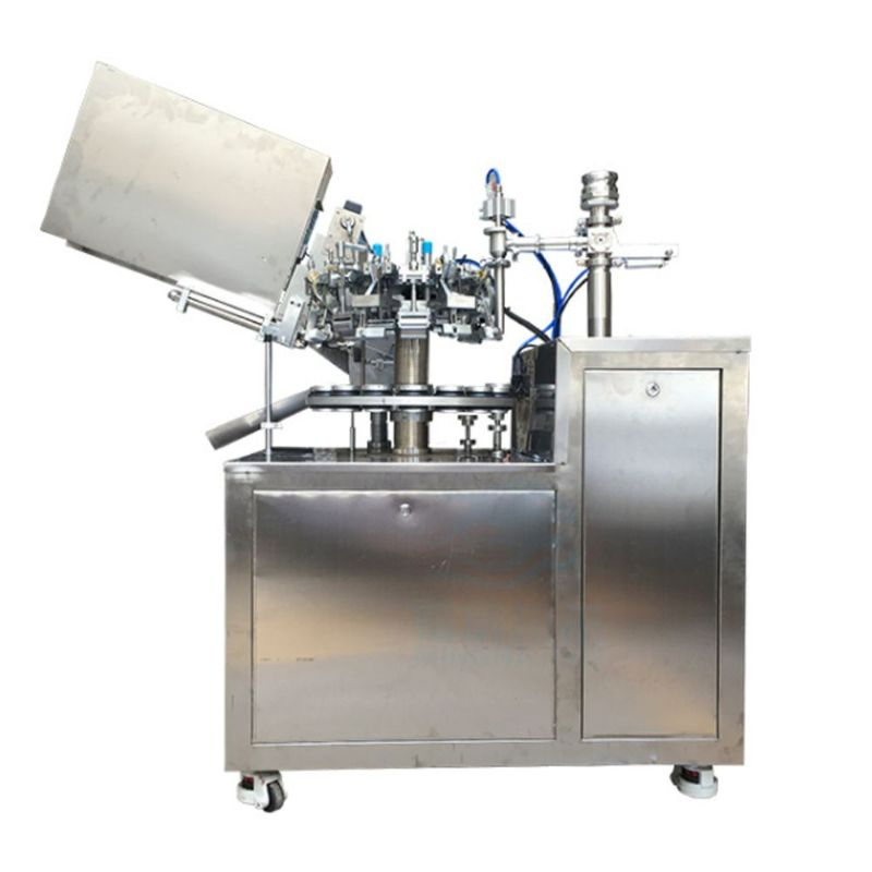 Máquina automática de llenado y sellado de tubos de alta precisión para cosméticos, cremas, pastas y líquidos farmacéuticos