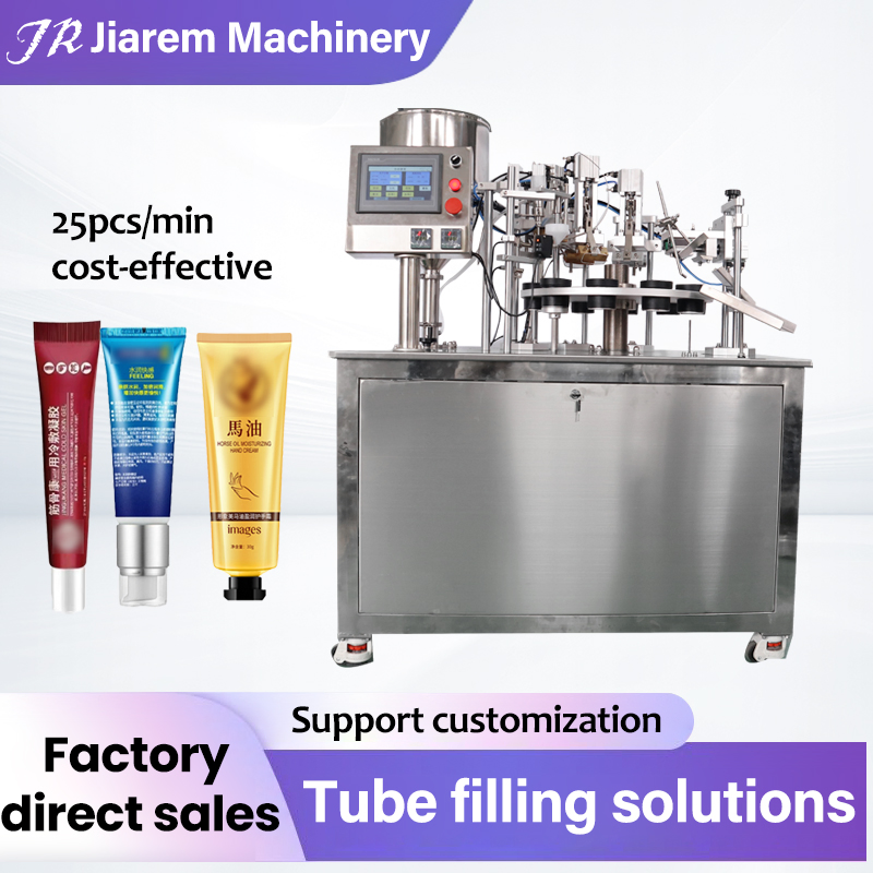 Máquina automática de llenado y sellado de tubos de plástico para ungüento, gel, pasta de dientes, limpiador facial y cosméticos