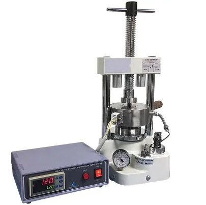 Prensa Hidráulica Manual de Laboratorio para Muestras de Pellets y Polvos de Xrf/IR, Prensa Manual de Banco de Alta Velocidad - para Materiales, Cerámicas, Investigación en Superconductividad