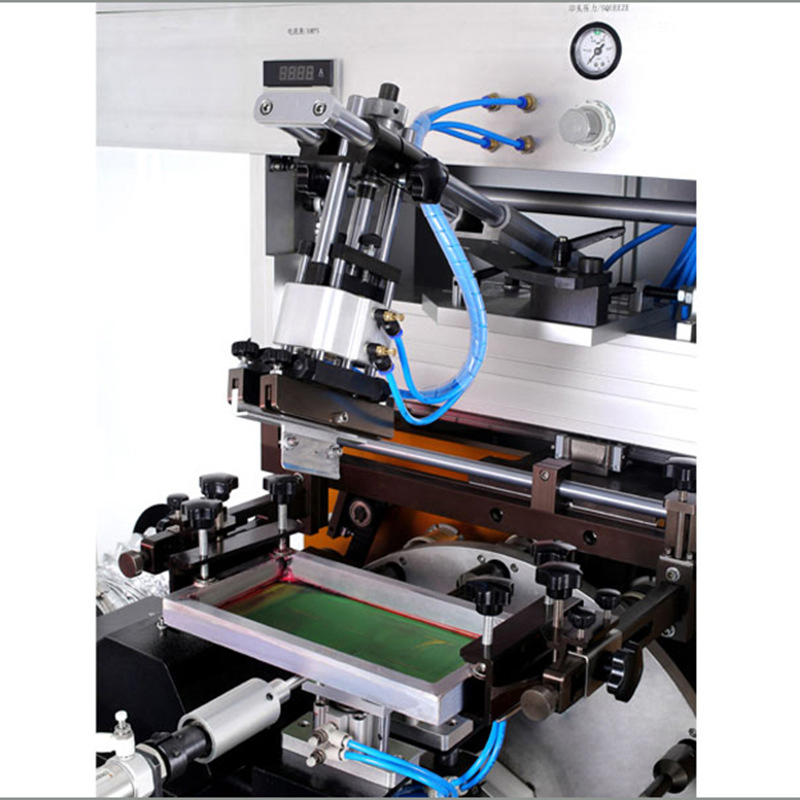 Máquina de impresión serigráfica automática para tubos, tazas, lápiz labial, máquina de impresión rotativa para botellas de plástico