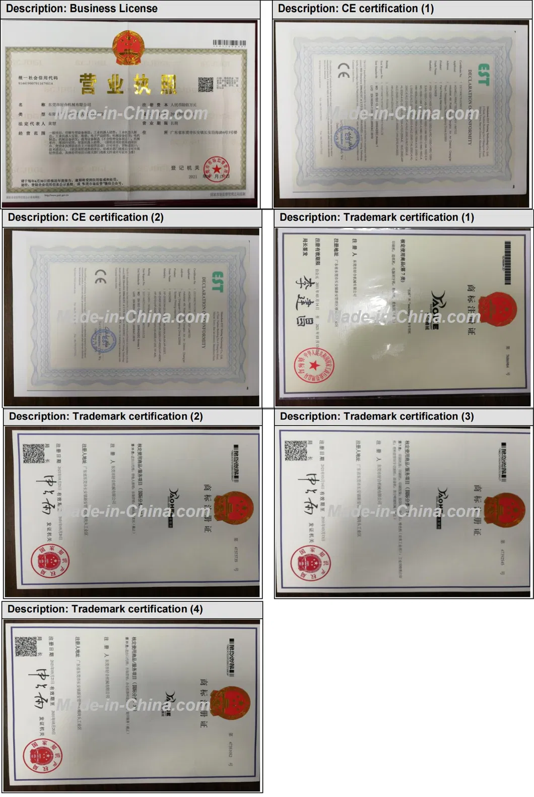 Certificaciones de calidad