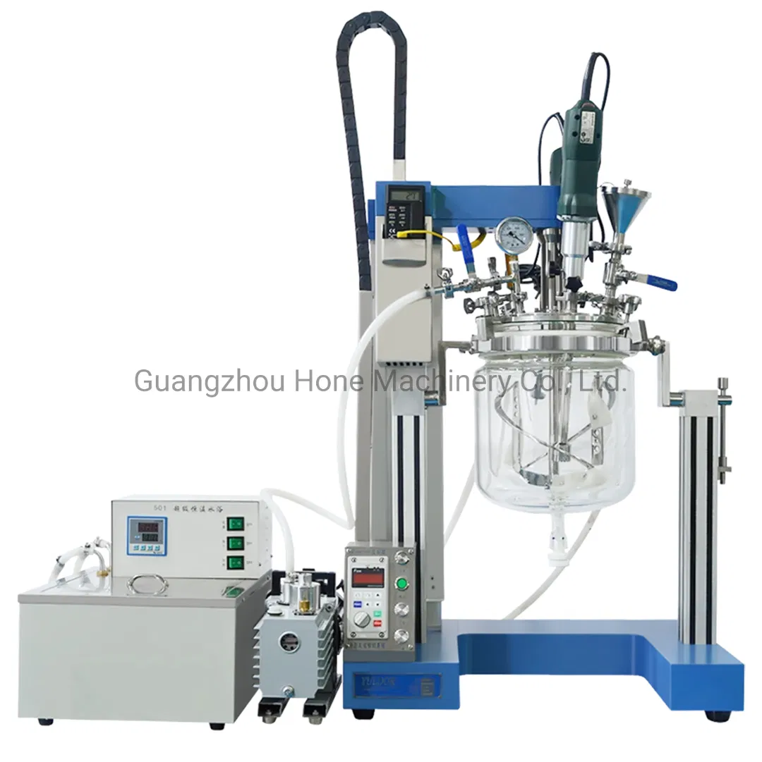 Pon a punto de alto cizallamiento de 30L Mezclador Laboratorio de cosmética vacío homogeneizador de emulsionante