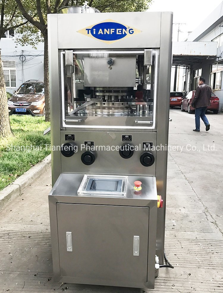 Zp15e Máquina de Compresión de Polvo de Laboratorio de Doble Capa Prensa de Tabletas Rotativa para Doble Capa