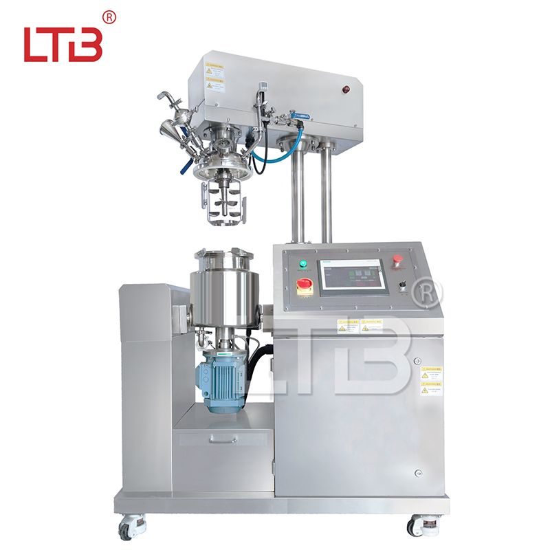 Crema facial de laboratorio de alta calidad 10L 20L máquina de hacer cosméticos, crema, elevador por vacío, mezclador, bloqueador solar, homogeneizador, emulsionador