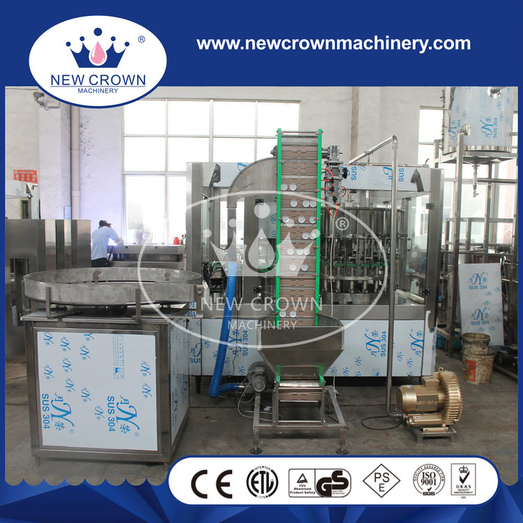 Máquina de llenado rotativa de alta calidad de China para botellas de vidrio