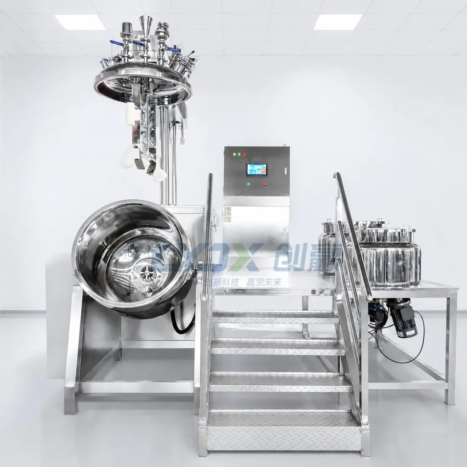 Mezclador emulsionante al vacío