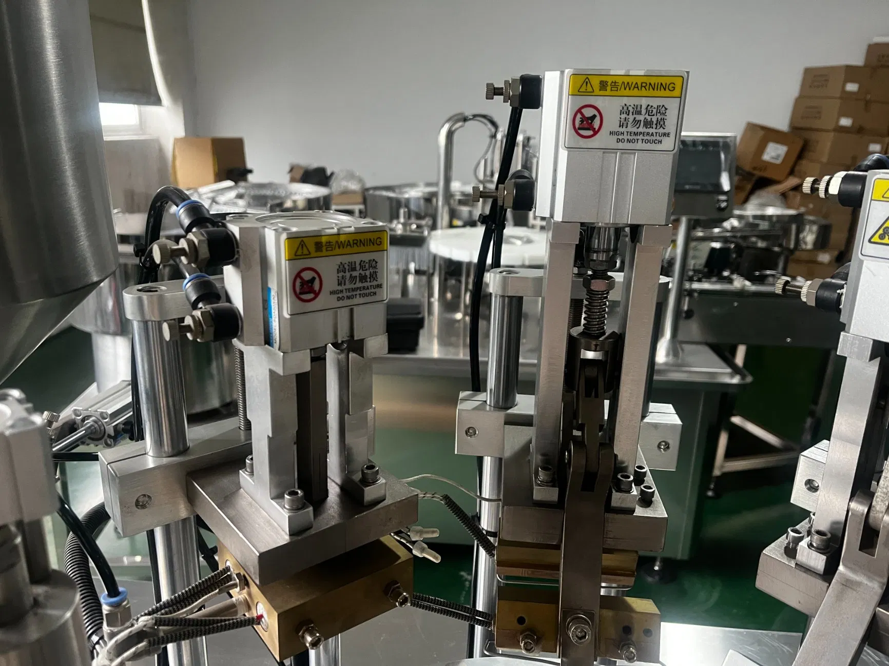 Máquina semiautomática de llenado y sellado de tubos de plástico para crema médica, loción, pasta de dientes y crema cosmética