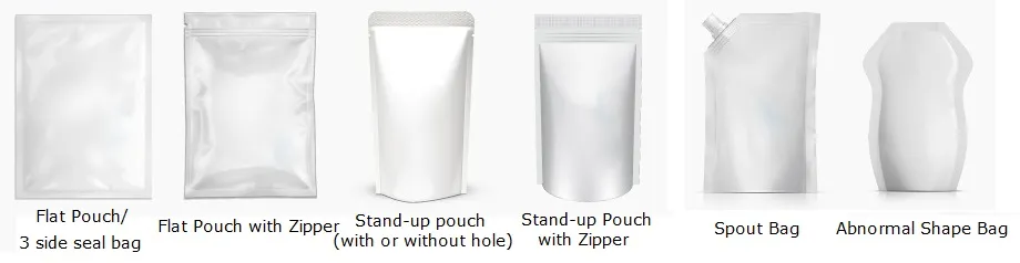 Máquina de envasado automática de bolsa de pie rotativa multifuncional para líquidos, salsa y ketchup
