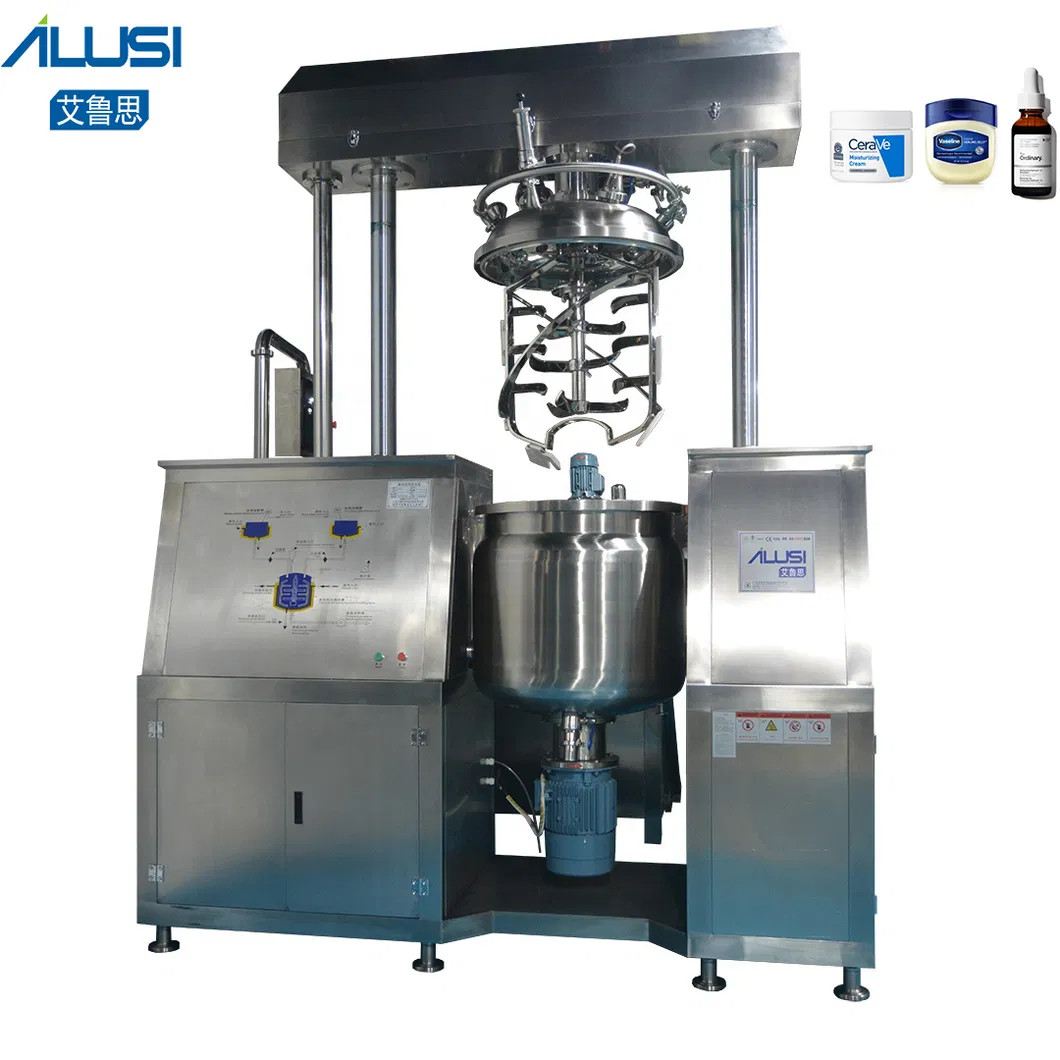 Mezclador de emulsión al vacío controlado por PLC