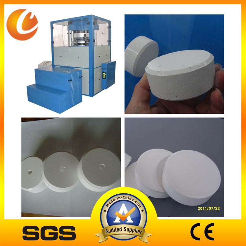 Gran 250g Polvo de Tabletas de Hipoclorito de Calcio para Fabricación de Pastillas Prensadas Hidráulicas TCCA para Tabletas de Cloruro de Calcio con CE