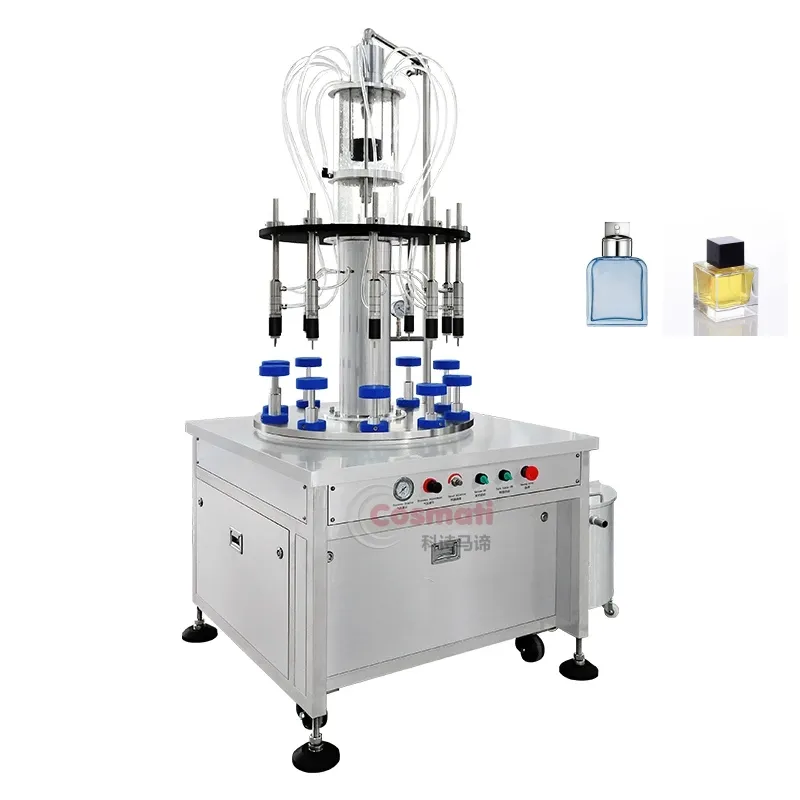 10-100ml 10 Máquina de Llenado de Perfume Neumática Líquida de Cabezas