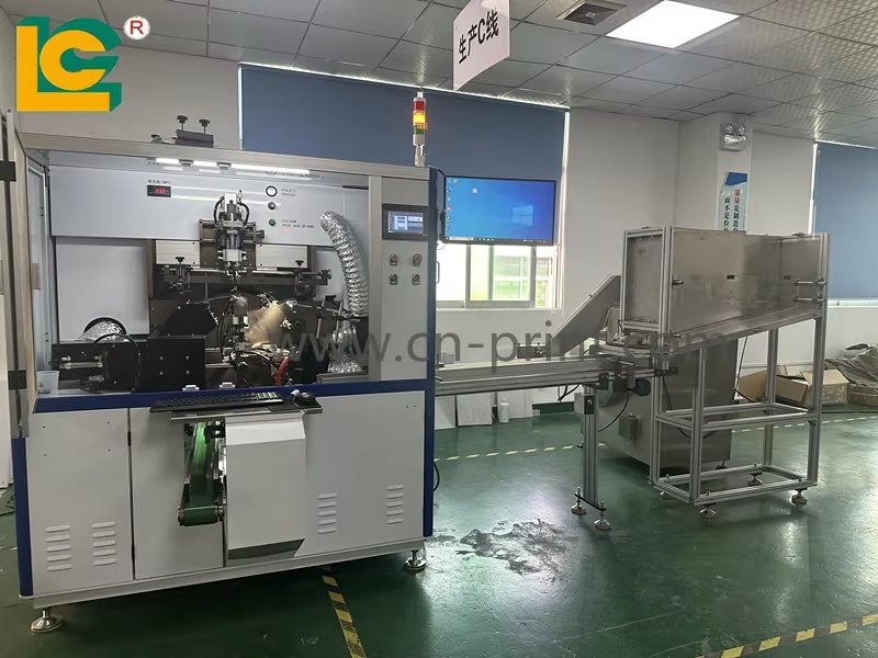 Nueva máquina automática de serigrafía para impresión rotativa de tubos de lápiz labial y botellas de plástico