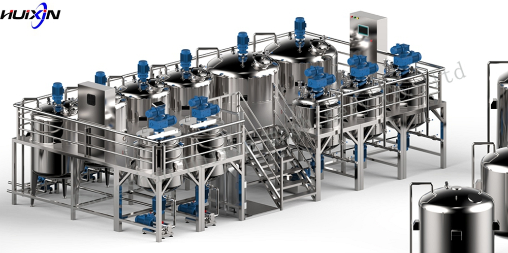 5L 10L 20L Homogeneizador de alta cizalla de acero inoxidable para laboratorio industrial, emulsificador al vacío para la fabricación de cremas, lociones y mezcladoras de cosméticos