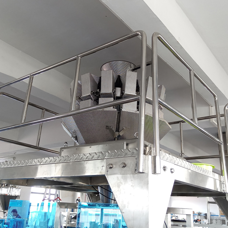 700kg Línea de Empaque Vertical para Productos en Polvo Suelto para Empaque Automático de Gránulos