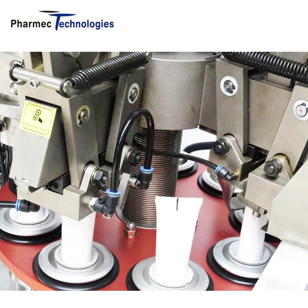 Máquina automática de llenado y sellado de tubos de plástico y aluminio para cosméticos y ungüentos