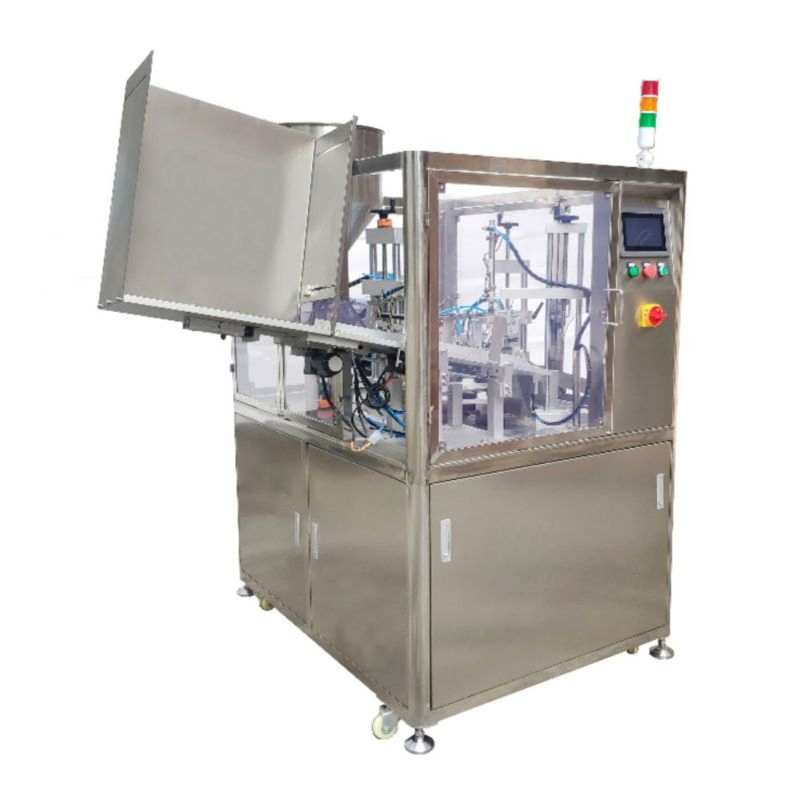 Máquina automática de llenado y sellado de tubos de alta precisión para cosméticos, cremas, pastas y líquidos farmacéuticos