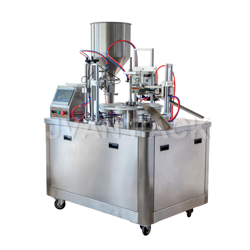 Dg-25 Máquina de llenado y sellado de tubos de plástico suave para crema de mano, loción, líquido cosmético semiautomática