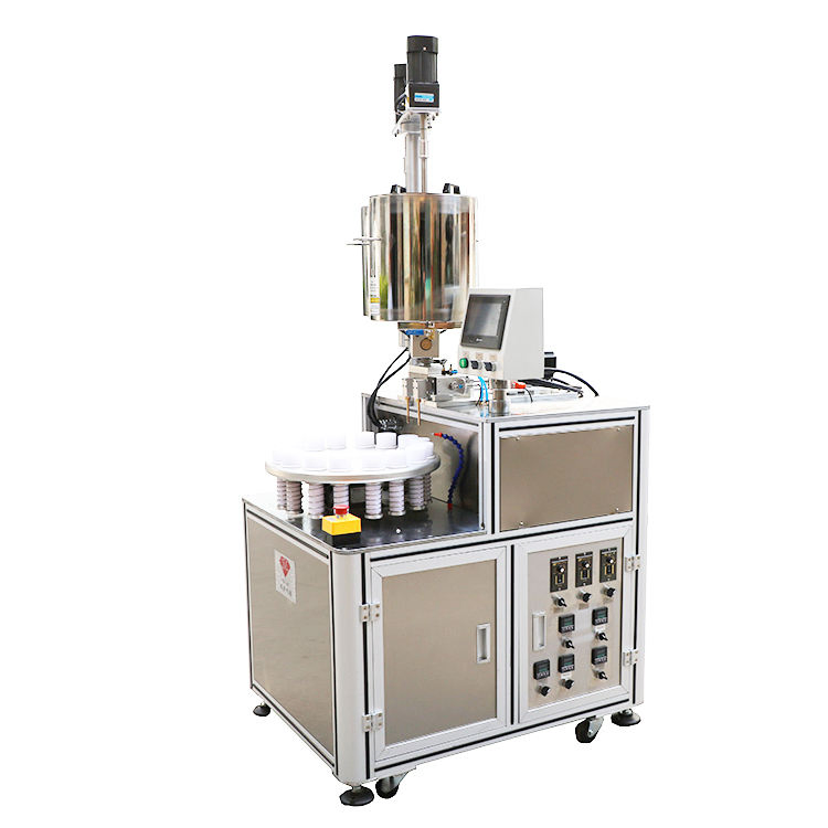 Máquina de Llenado Rotativa de Doble Cabezal de Alta Velocidad Silian 1-2oml para Líquido Labial, Bálsamo Labial, Máscara