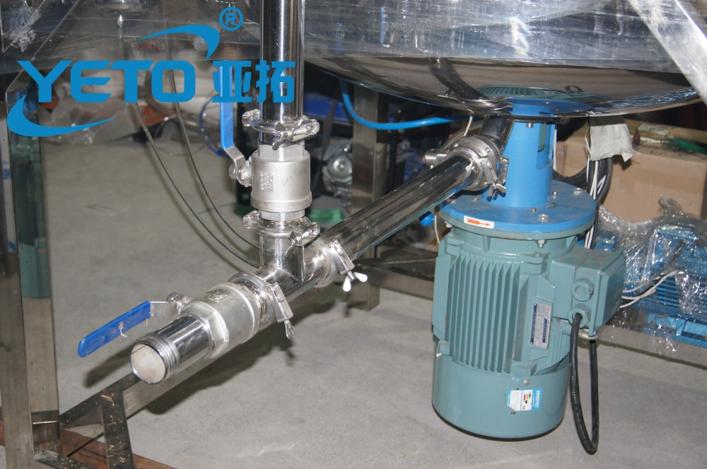 Mezclador de cosméticos de 1000L homogeneizador de vacío emulsionante con calefacción a vapor