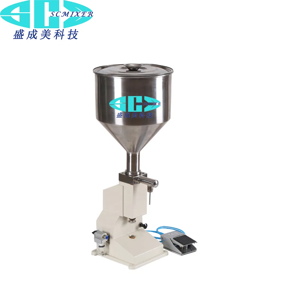 Máquina de llenado de calentamiento, agitación y llenado de bálsamo labial, cera para labios y lápiz labial semiautomático manual