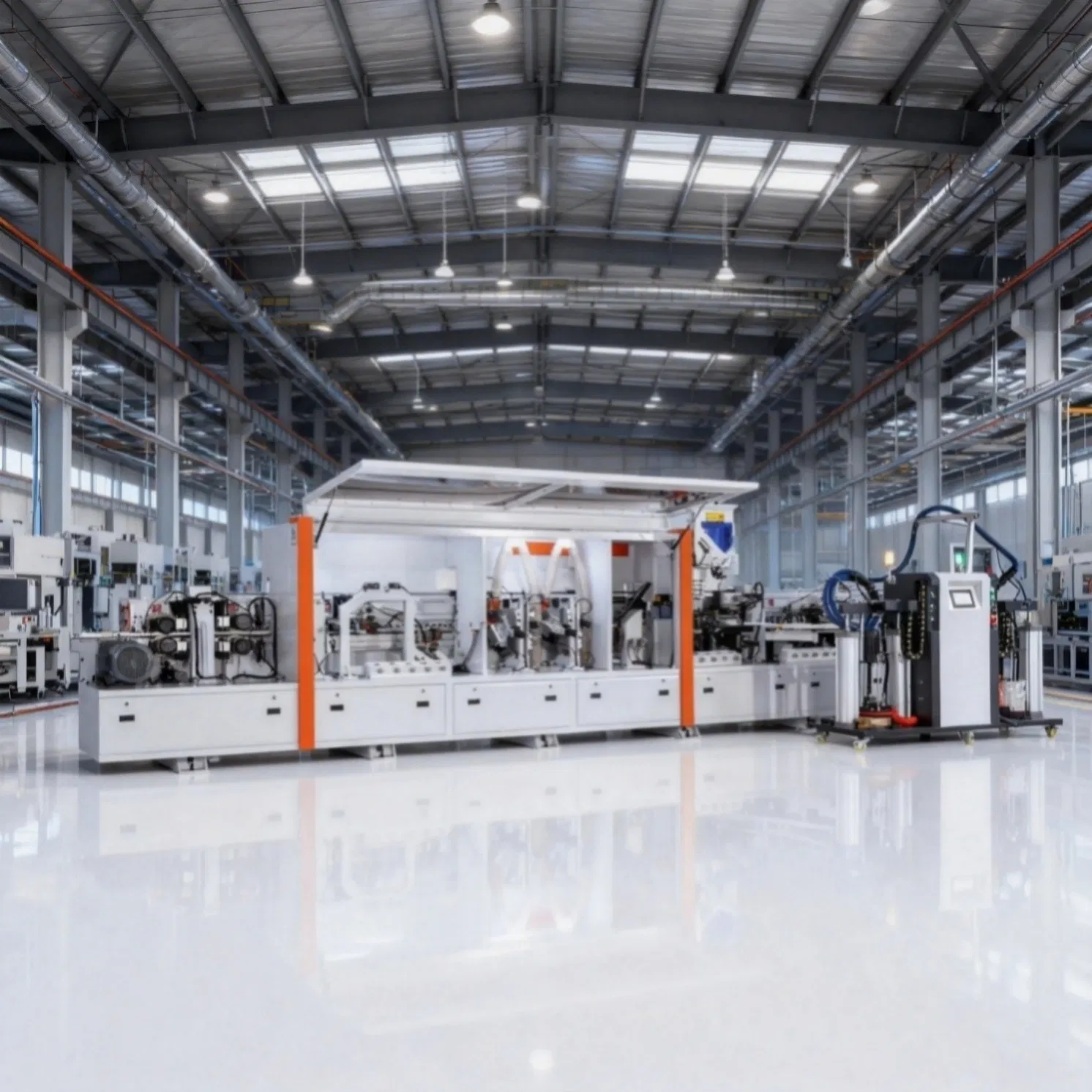 Zy-668 Máquina de Sellado de Bordes Totalmente Automática con Sensor de Nivel de Pegamento Automático y Alarma de Recarga para Producción Ininterrumpida