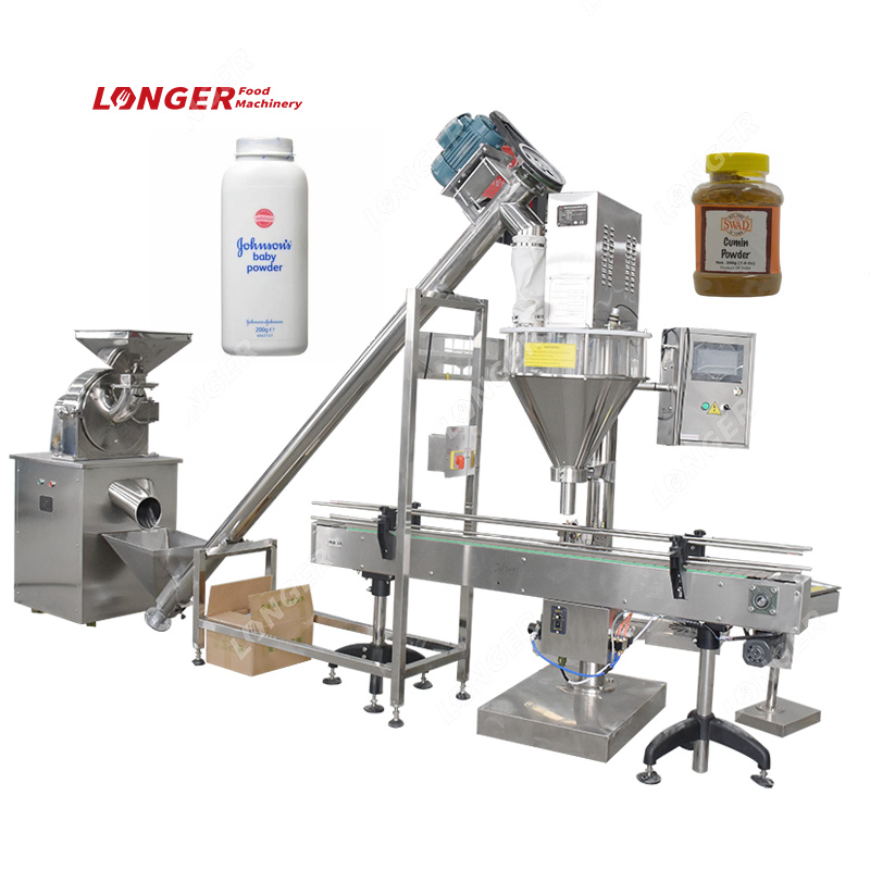 Máquina de llenado de polvo de talco para bebés con tapa de botella neumática semiautomática para cosméticos