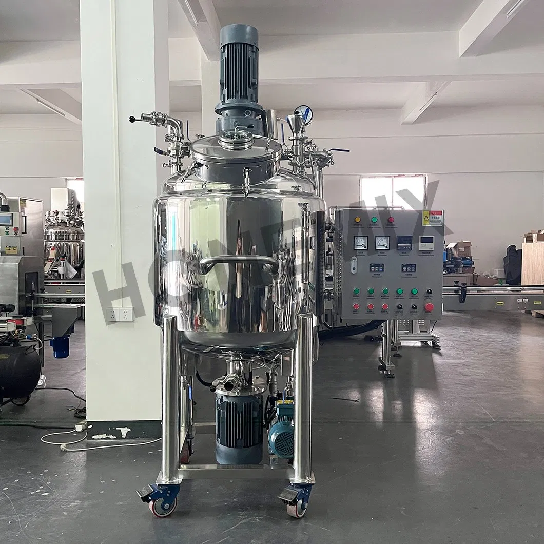50L-5000L Mezclador Homogeneizador de Vacío Cosmético / Emulsificador de Vacío para Crema Gel