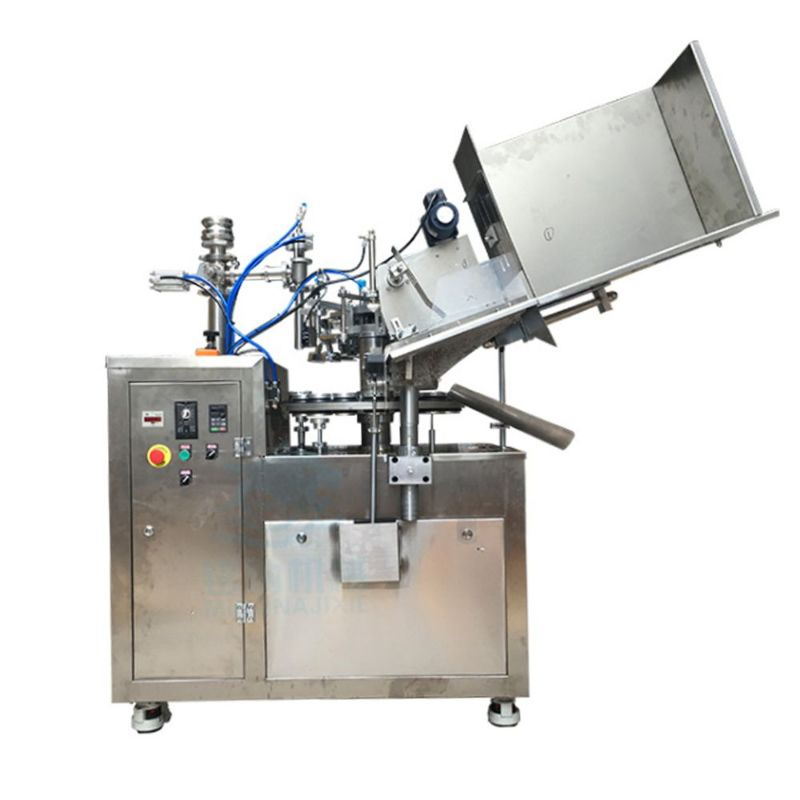 Máquina automática de llenado y sellado de tubos de alta precisión para cosméticos, cremas, pastas y líquidos farmacéuticos