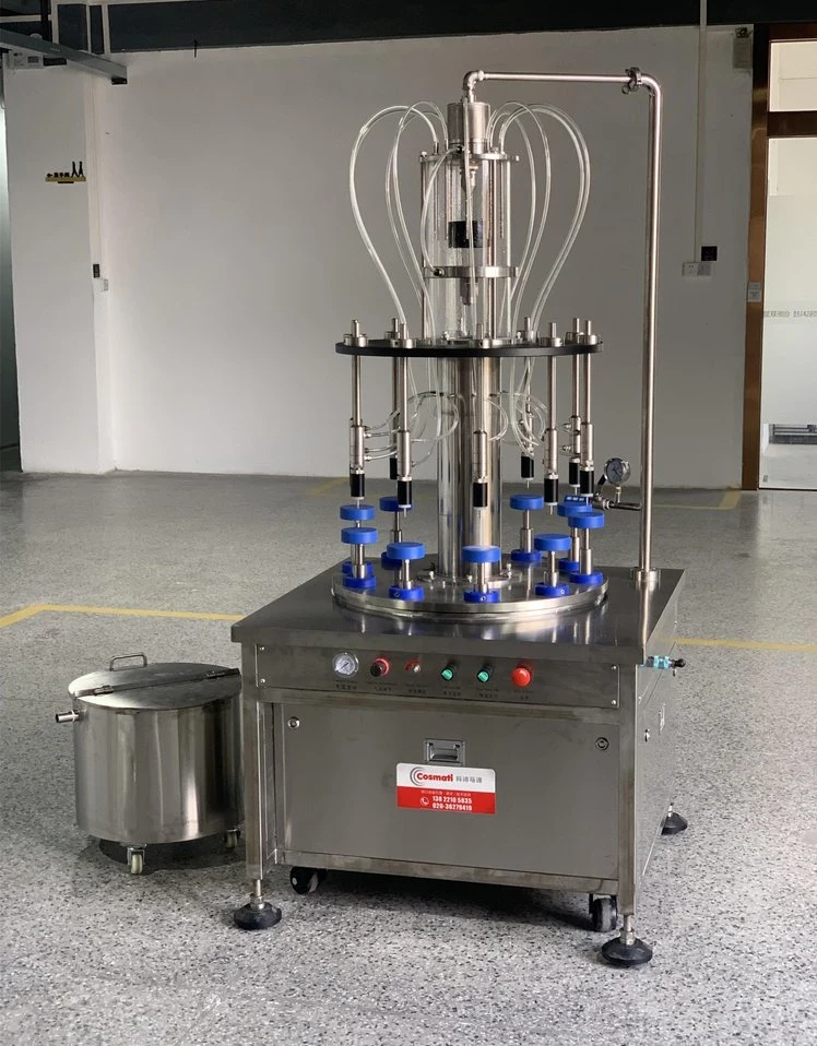 10-100ml 10 Máquina de Llenado de Perfume Neumática Líquida de Cabezas