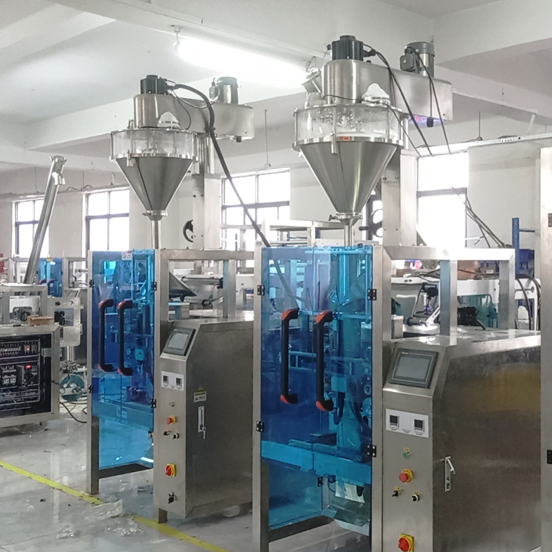 700kg Línea de Empaque Vertical para Productos en Polvo Suelto para Empaque Automático de Gránulos