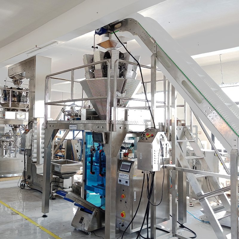 700kg Línea de Empaque Vertical para Productos en Polvo Suelto para Empaque Automático de Gránulos