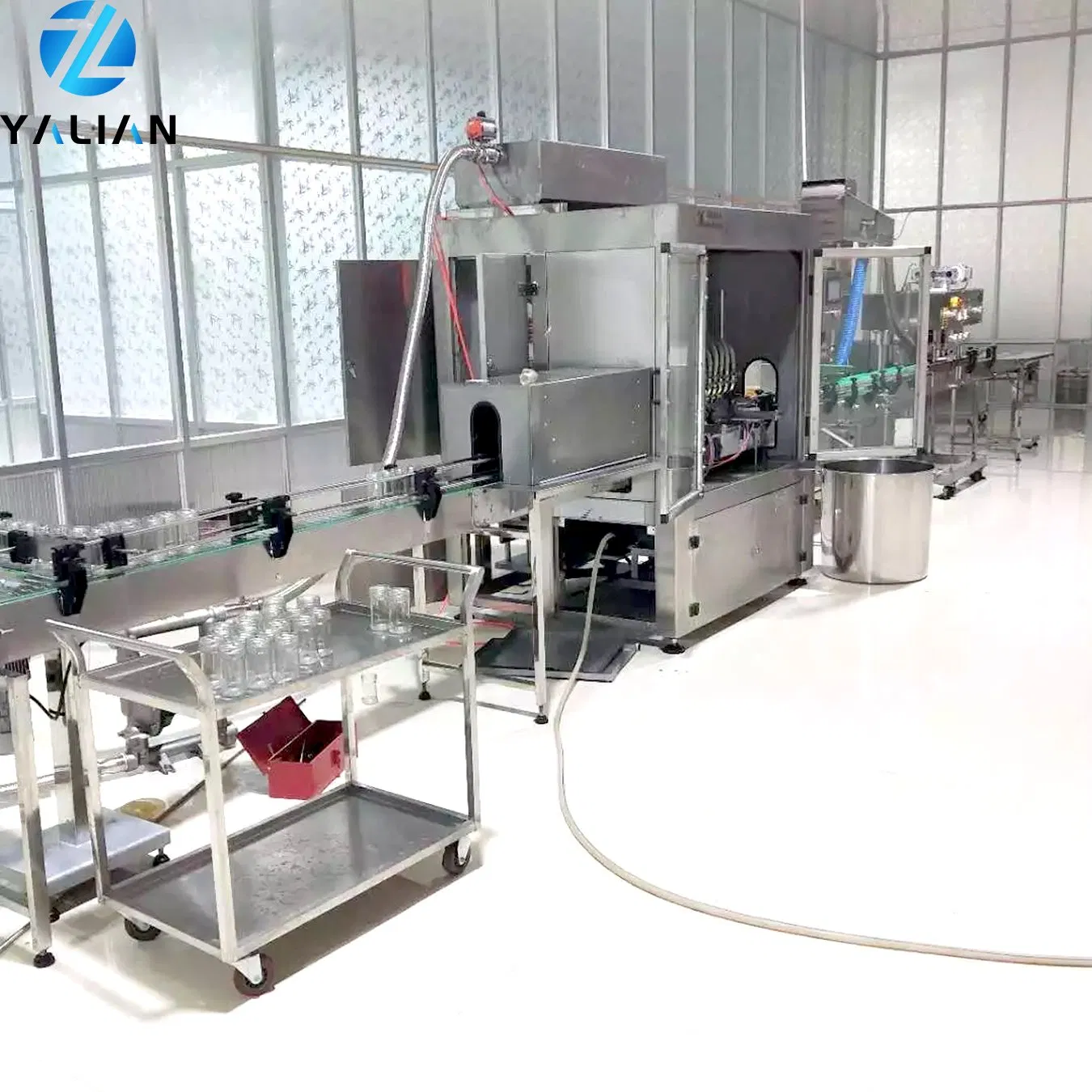Máquina de llenado de pasta líquida neumática, máquina de llenado de líquidos completamente neumática
