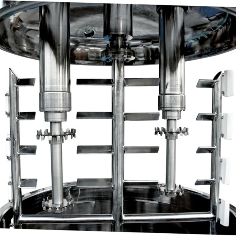 Mezclador de tanque de emulsión de alta cizalla para la producción de ungüentos y pastas dentales, línea de fabricación de cremas, equipo de mezcla cosmética, homogeneizador de emulsión al vacío