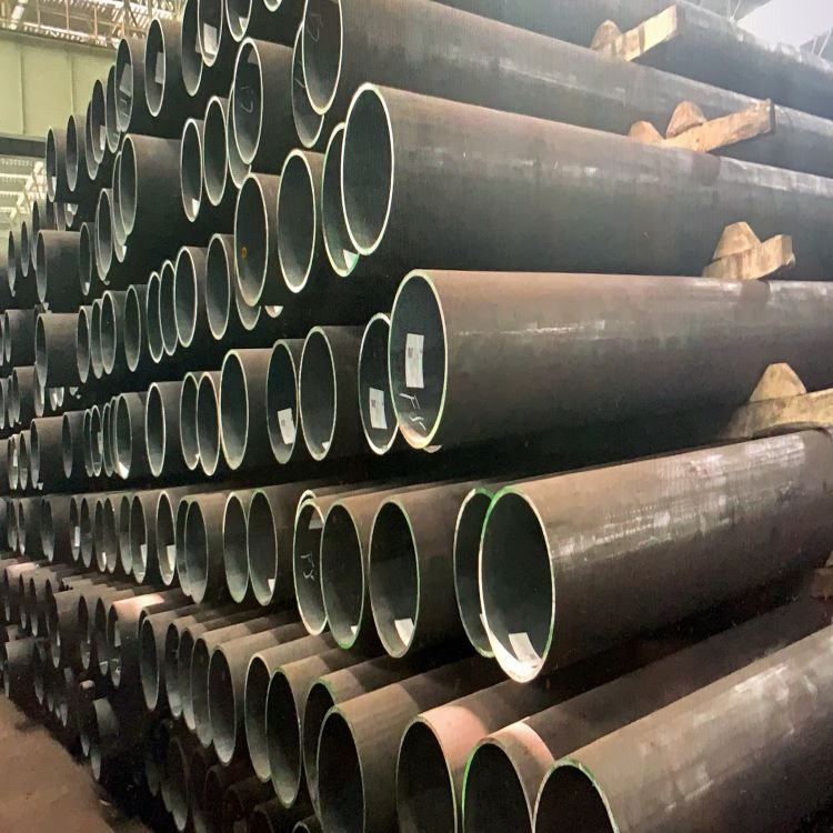 Large Diameter API 5L Grade B SSAW Spiral Welded Black Carbon Steel Pipe