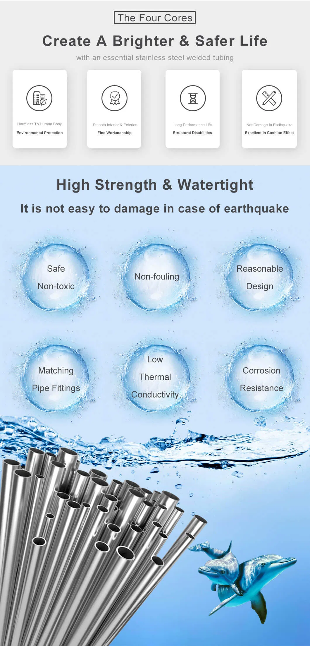 Stainless Steel Features