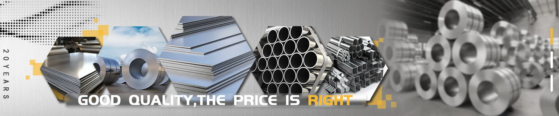 Stainless Steel Pipe Banner