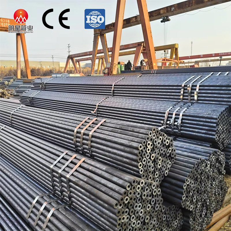 Corrosion-Resistant &amp; Heat-Treated Seamless Carbon Steel Tubing ASTM A333 Grade 6, A335 P11/P22 GB/T 3087, DIN 17175 Alloy Steel Pipes for Power Generatio