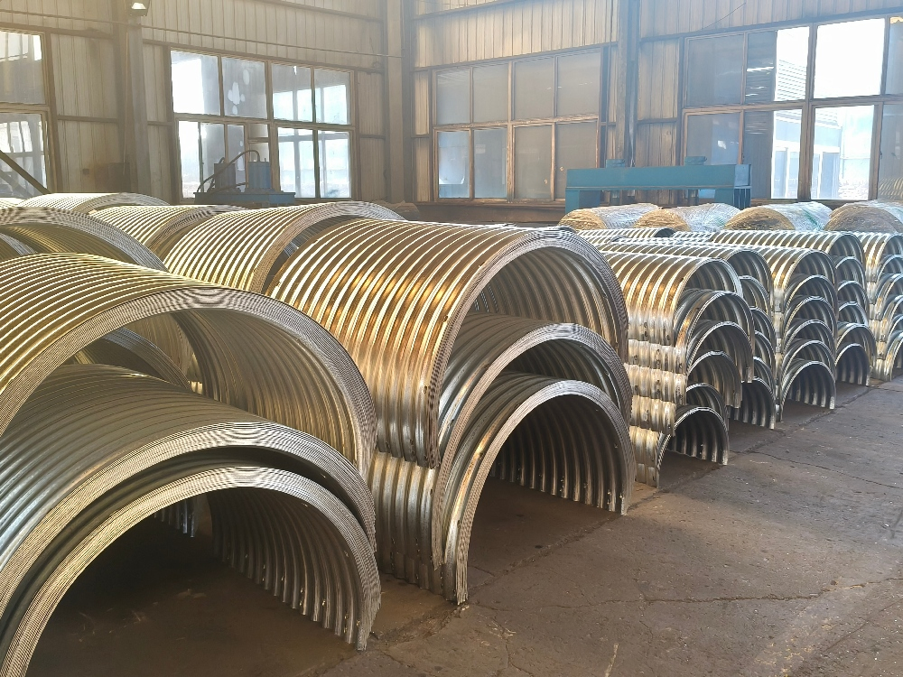 Large Diameter Galvanized Drainage Corrugated Culvert Steel Pipe