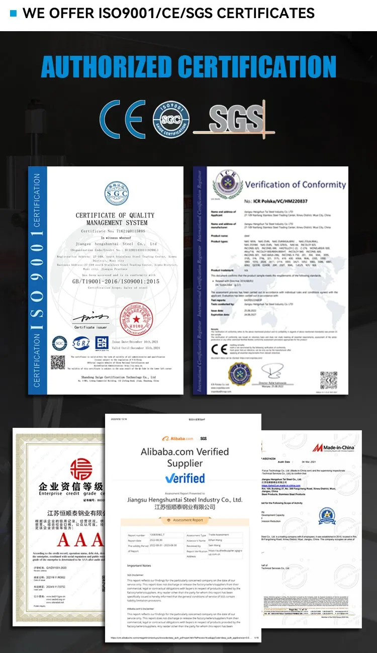 ISO Certifications