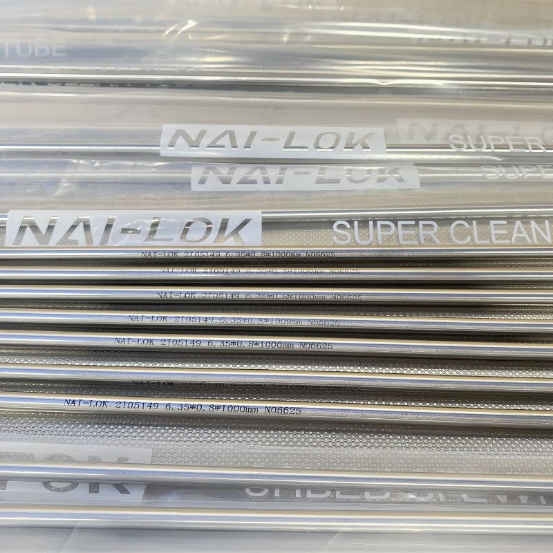 Nai Lok 6 Mo 6 Moly S31254 Seamless Pipe 25.4 X 1.65 mm Thickness Heat Corrosion Resistant Molybdenum Nickel Alloy Tubing 6 Meter for Marine Engineering