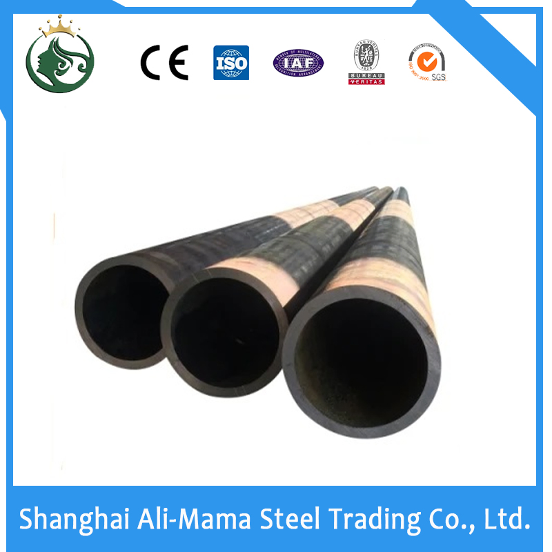 Large Diameter API 5L Grade B SSAW Spiral Welded Black Carbon Steel Pipe