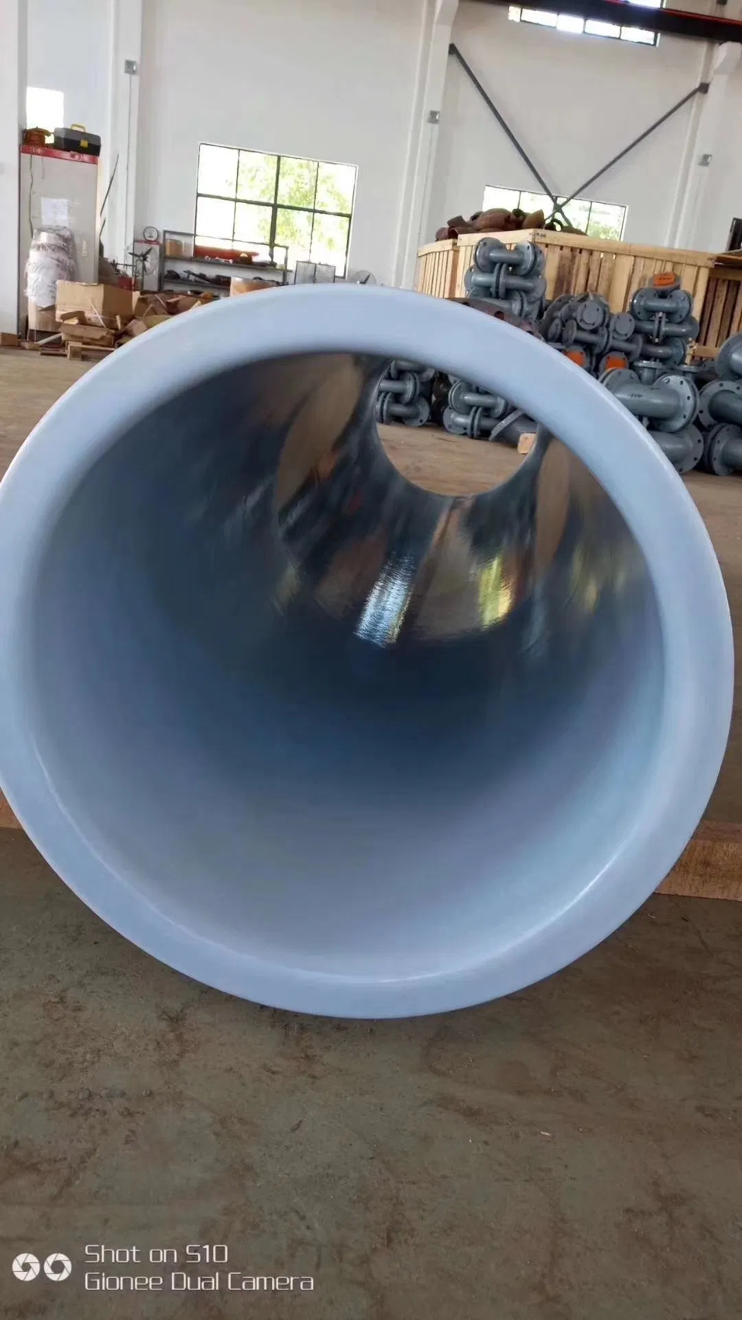 Large Diameter PTFE Lined Steel Chemical Corrosion-Resistant Pipes