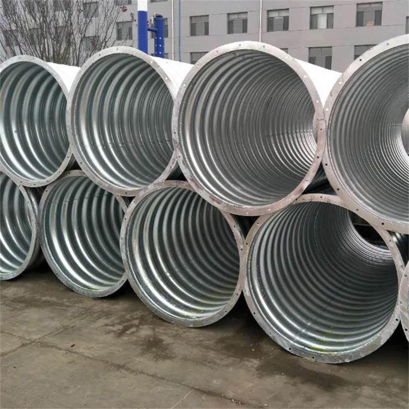 Large Diameter Steel Galvanized Corrugated Tunnel Culvert Bridge Drainage Pipe