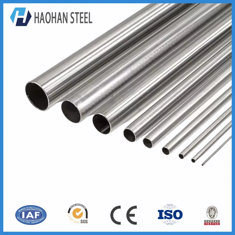 Stainless Steel Round Pipe 304 316L 320 ASTM A312 Welded Seamless for Chemical Applications