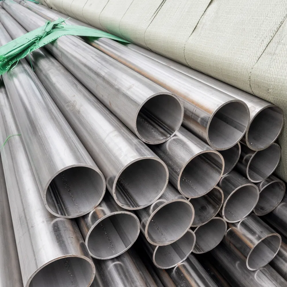 304 Stainless Steel Welded Pipe, 316L Large-Diameter Industrial Thick-Walled Round Pipe, 310S Brushed Round Pipe