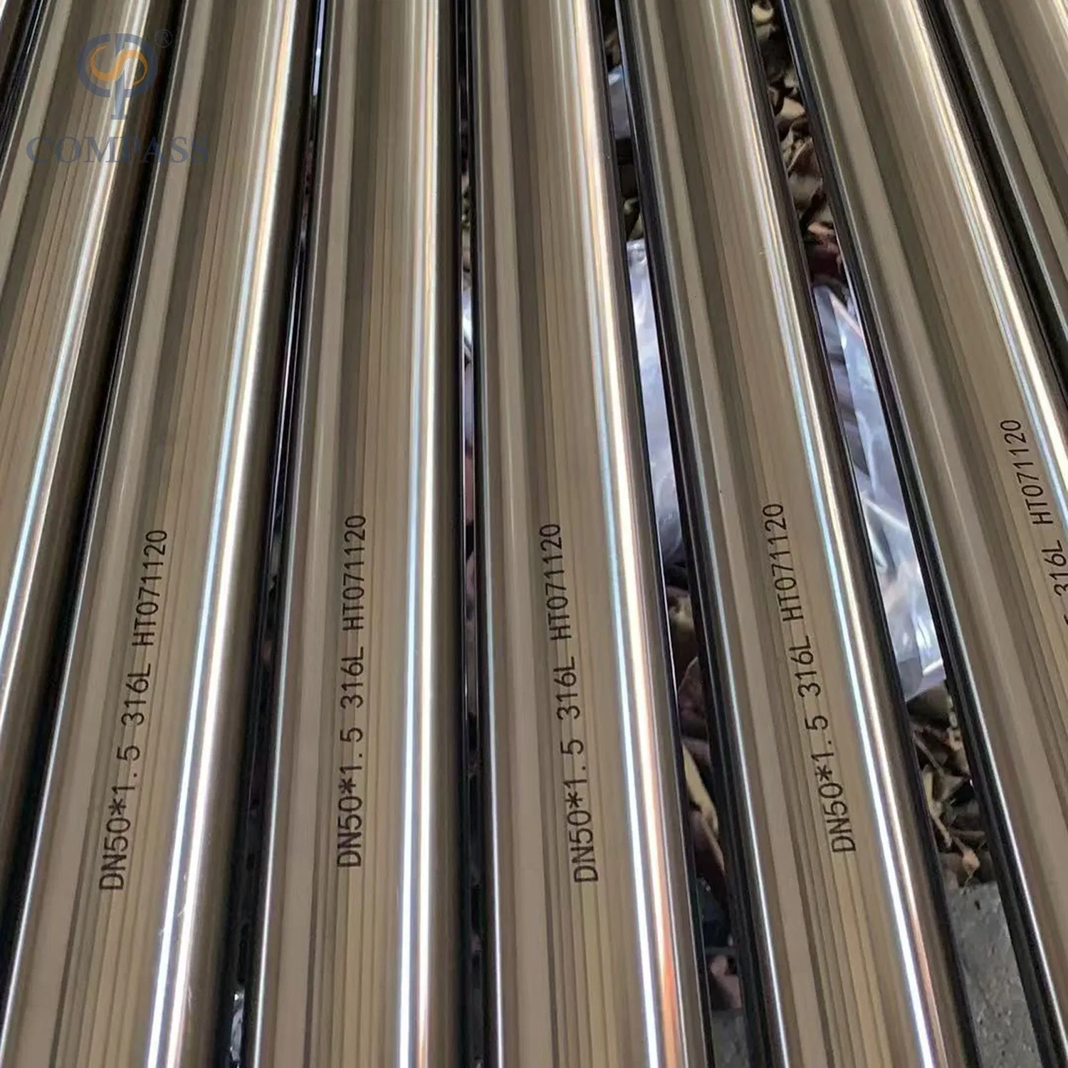 Sanitary Stainless Steel SS304 38.1mm Round Seamless Tube with Mirror Polish