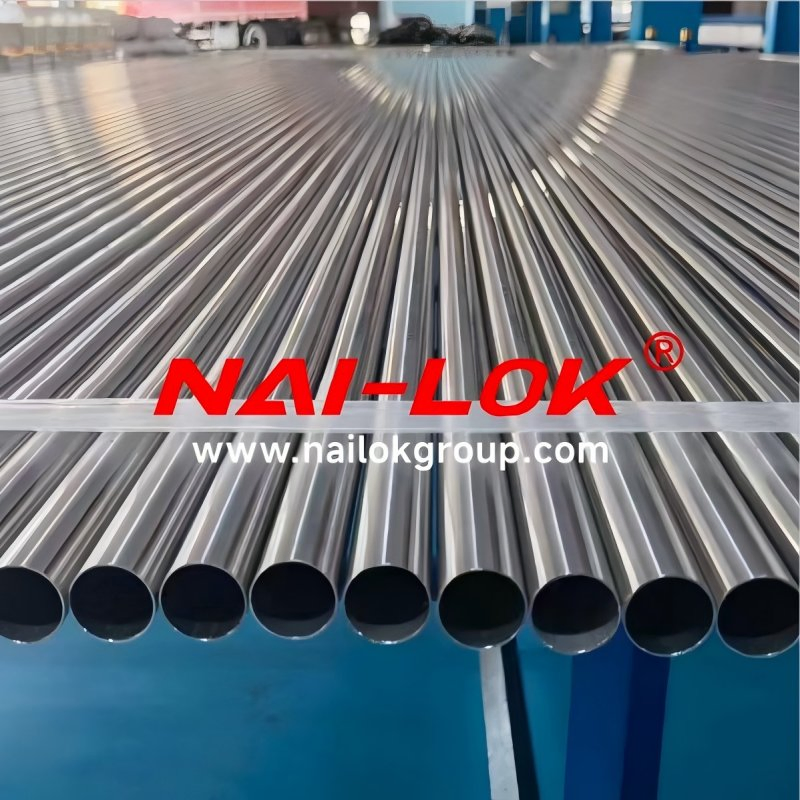 Nai Lok 6 Mo 6 Moly S31254 Seamless Pipe 25.4 X 1.65 mm Thickness Heat Corrosion Resistant Molybdenum Nickel Alloy Tubing 6 Meter for Marine Engineering