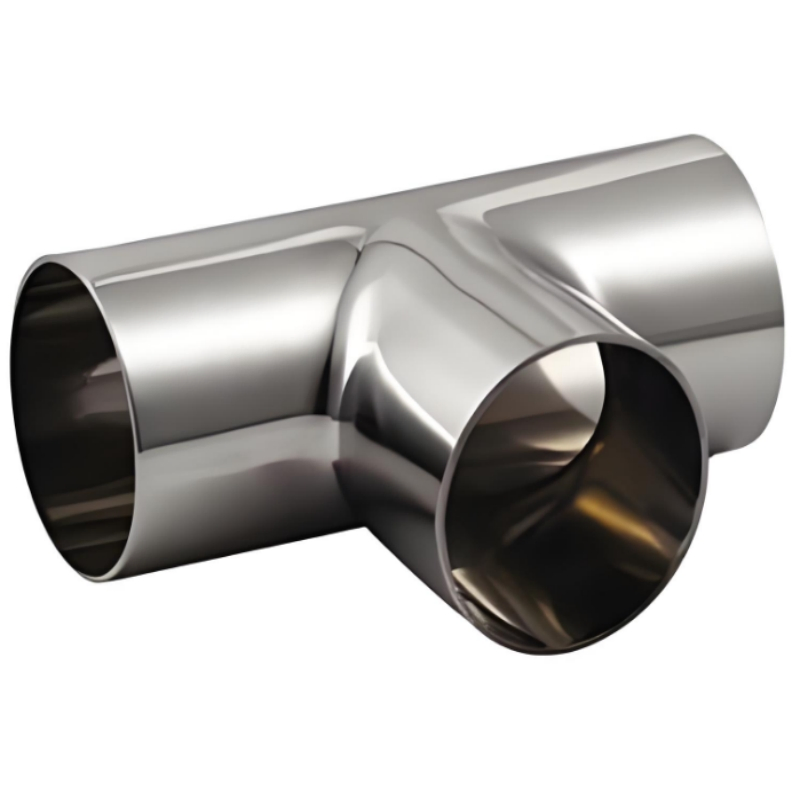 Premium Quality Stainless Steel Seamless Tee Pipe Fittings for Industrial Applications
